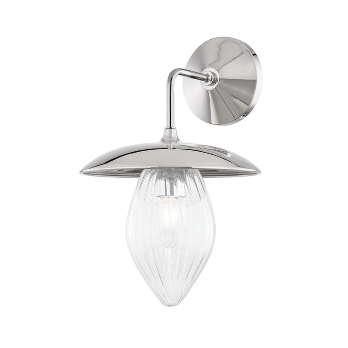 Mitzi H365101-PN One Light Wall Sconce, Polished Nickel