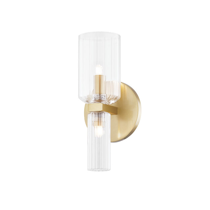 Mitzi H384301-AGB LED Wall Sconce, Aged Brass