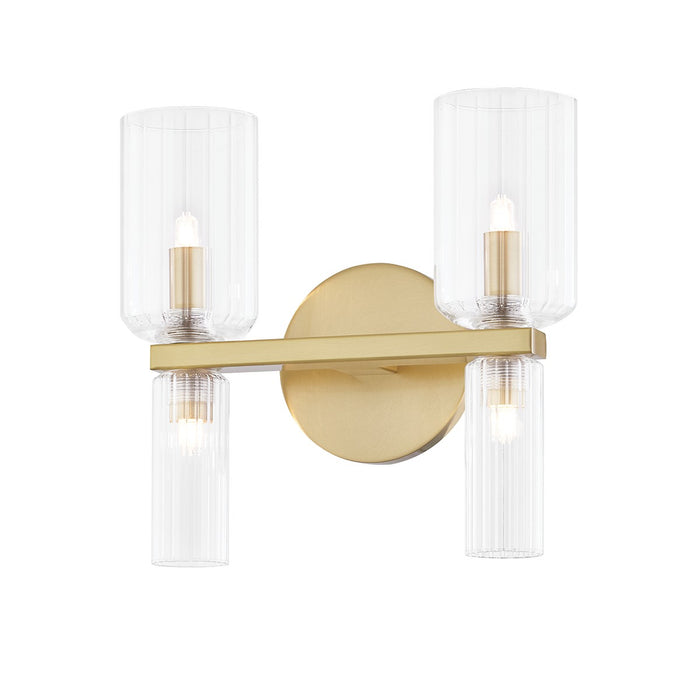 Mitzi H384302-AGB LED Bath and Vanity, Aged Brass
