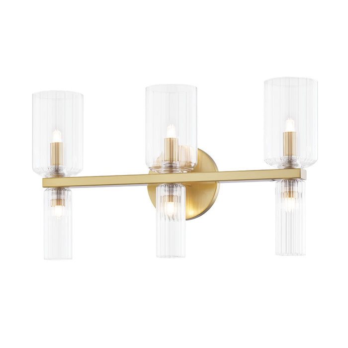 Mitzi H384303-AGB LED Bath and Vanity, Aged Brass