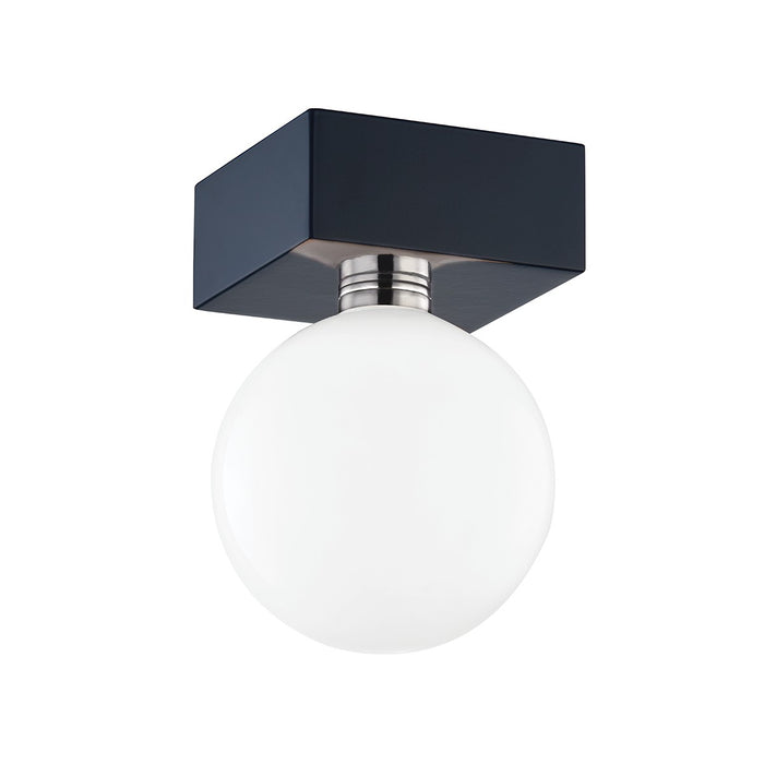 Mitzi H385501-NVY One Light Flush Mount, Navy