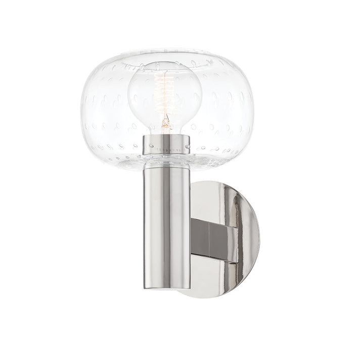 Mitzi H403301-PN One Light Wall Sconce, Polished Nickel