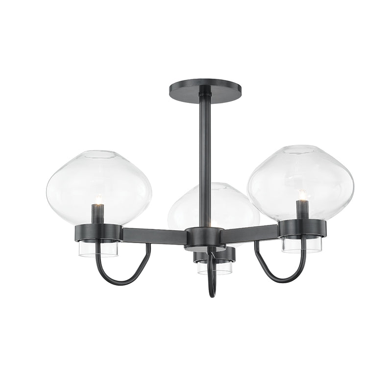 Mitzi H408603-OB LED Semi Flush Mount, Old Bronze