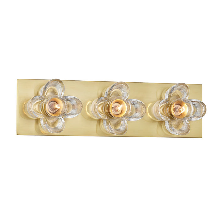 Mitzi H410303-AGB Three Light Bath and Vanity, Aged Brass