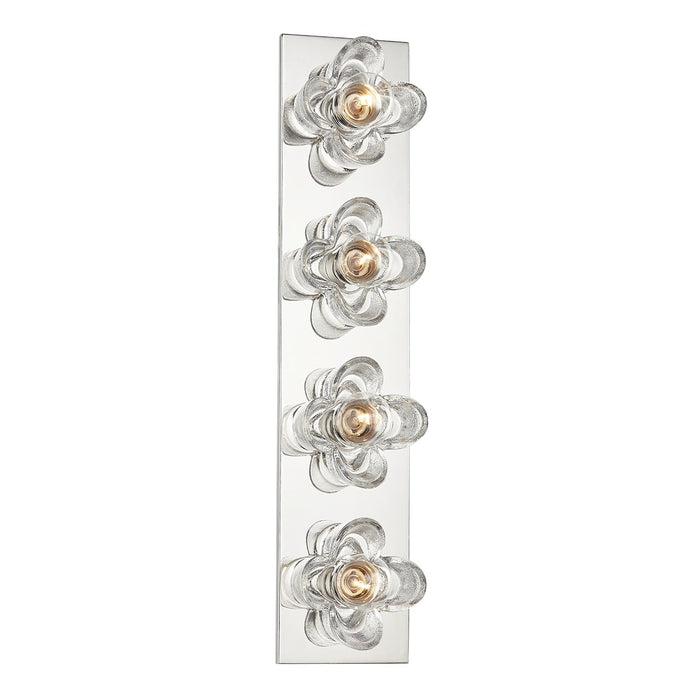 Mitzi H410304-PN Four Light Bath and Vanity, Polished Nickel
