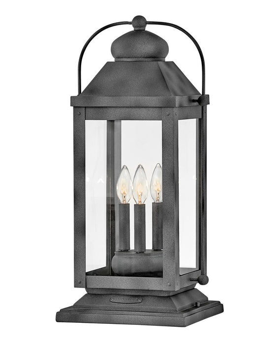Hinkley 1857DZ-LL LED Outdoor Lantern, Aged Zinc