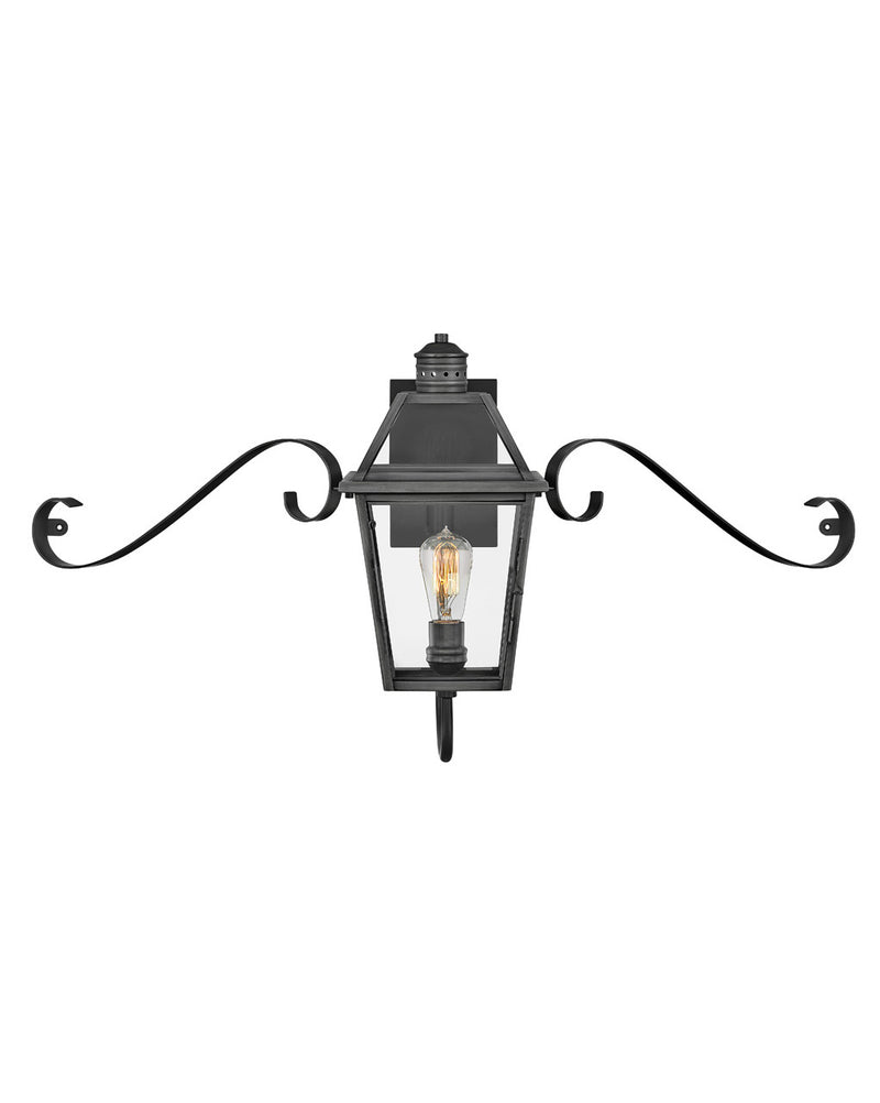 Hinkley 2770BLB-SCR LED Outdoor Lantern, Blackened Brass