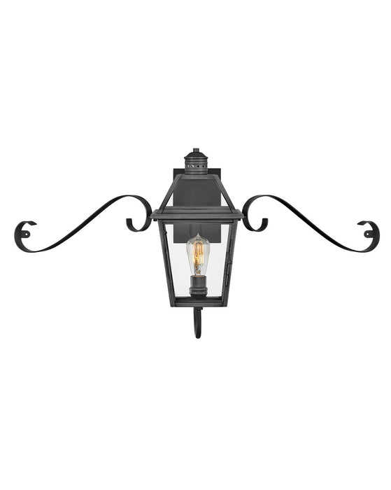 Hinkley 2770BLB-SCR LED Outdoor Lantern, Blackened Brass