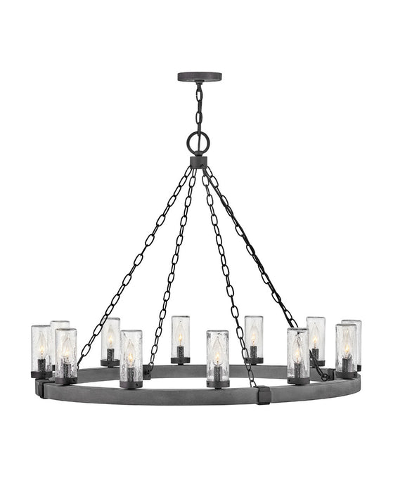Hinkley 29207DZ-LL LED Outdoor Lantern, Aged Zinc