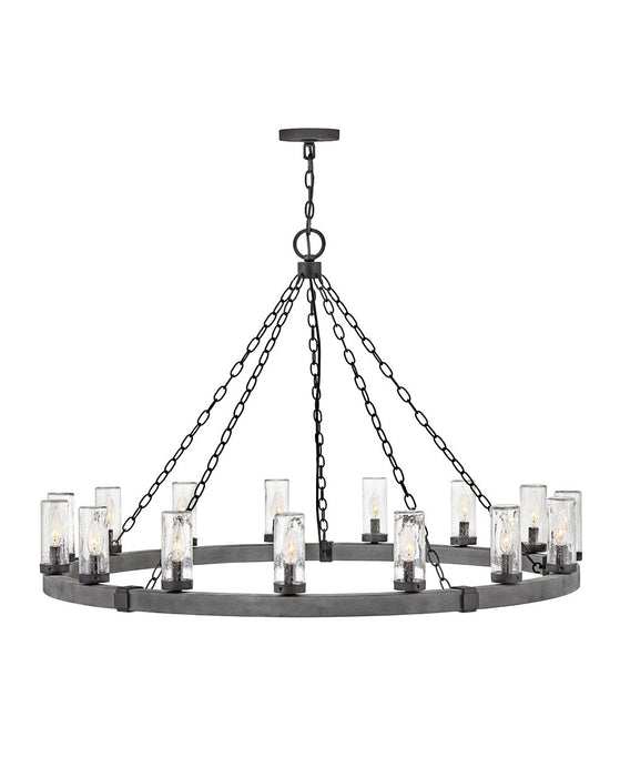 Hinkley 29209DZ-LL LED Outdoor Lantern, Aged Zinc
