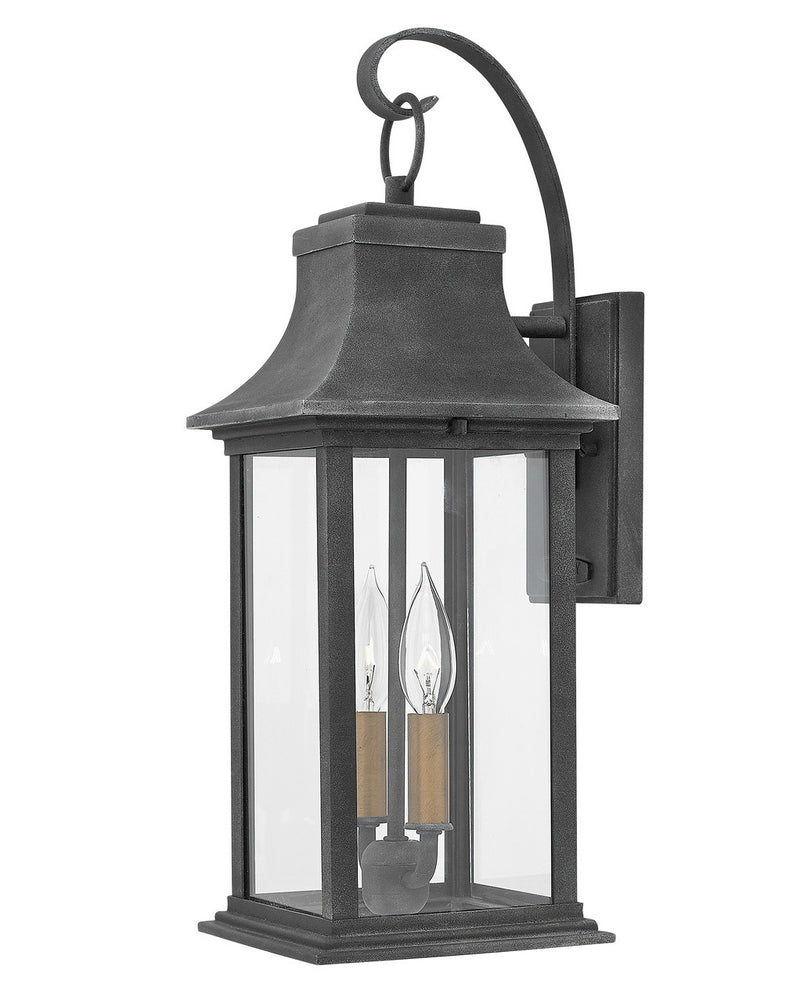 Hinkley 2934DZ-LL LED Outdoor Lantern, Aged Zinc