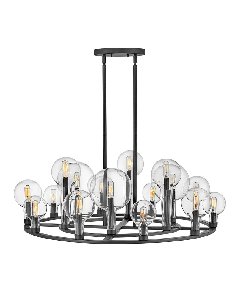 Hinkley 30529BK LED Chandelier, Black