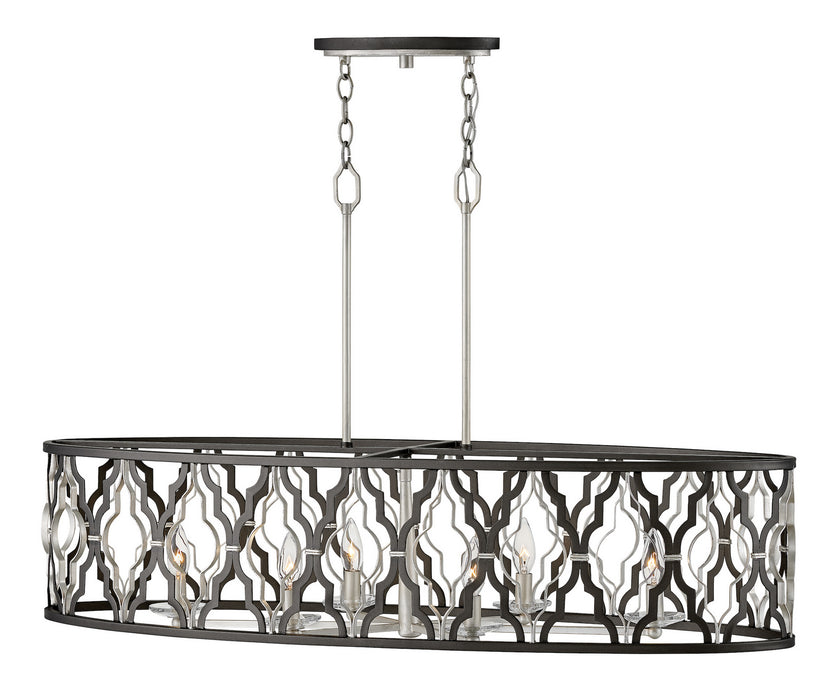 Hinkley 3068GG LED Chandelier, Glacial