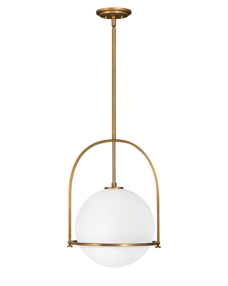 Hinkley 3405HB LED Pendant, Heritage Brass