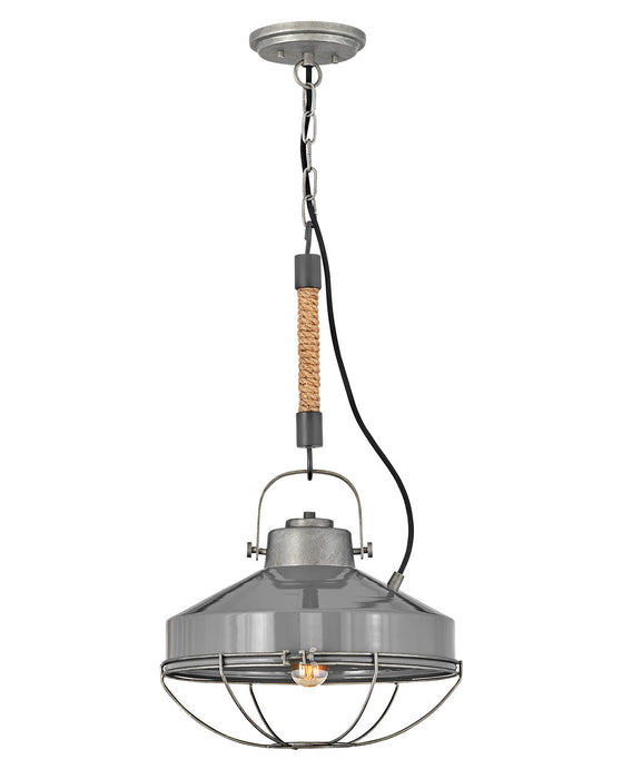 Hinkley 34907RP LED Pendant, Rustic Pewter