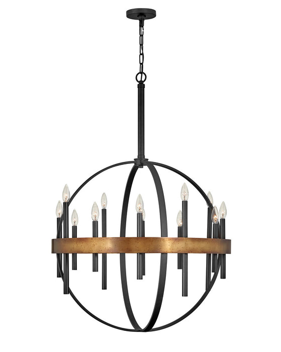 Hinkley 3867WA LED Chandelier, Weathered Brass