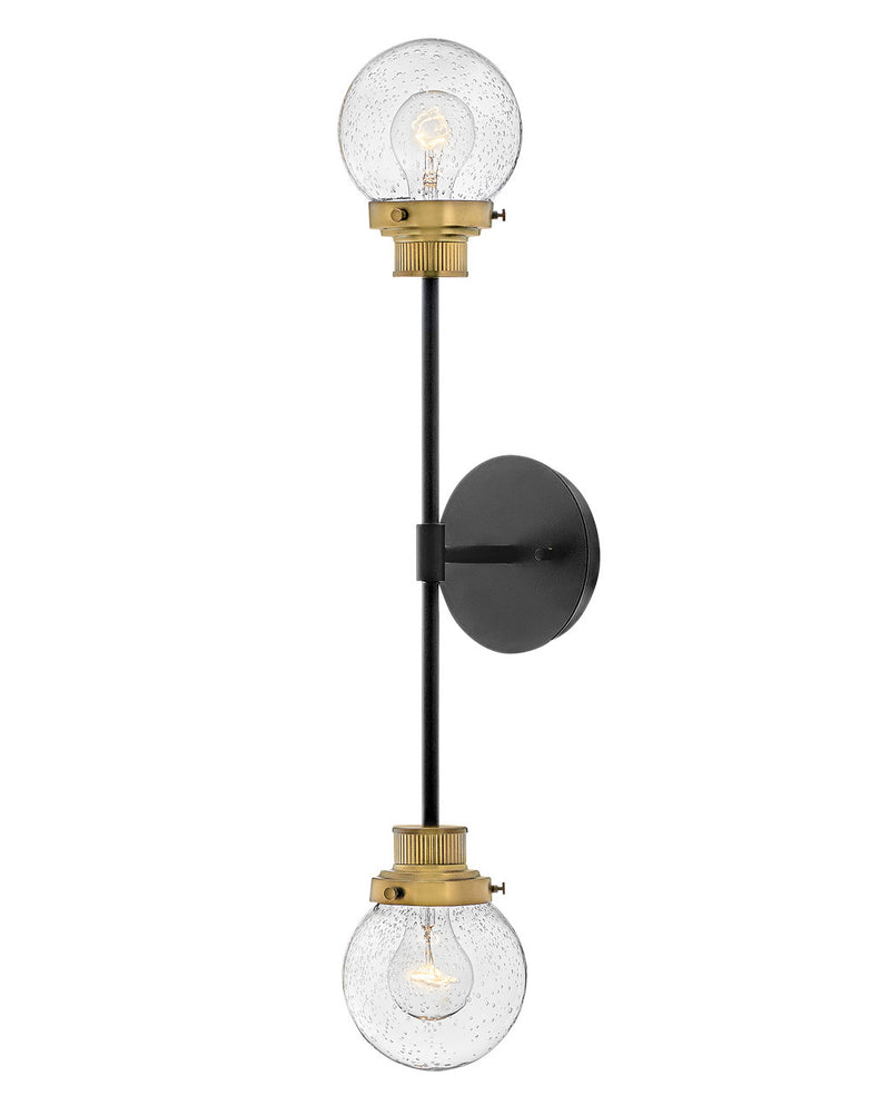 Hinkley 40692BK LED Wall Sconce, Black