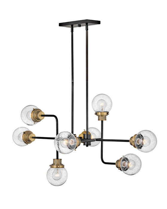 Hinkley 40698BK LED Chandelier, Black