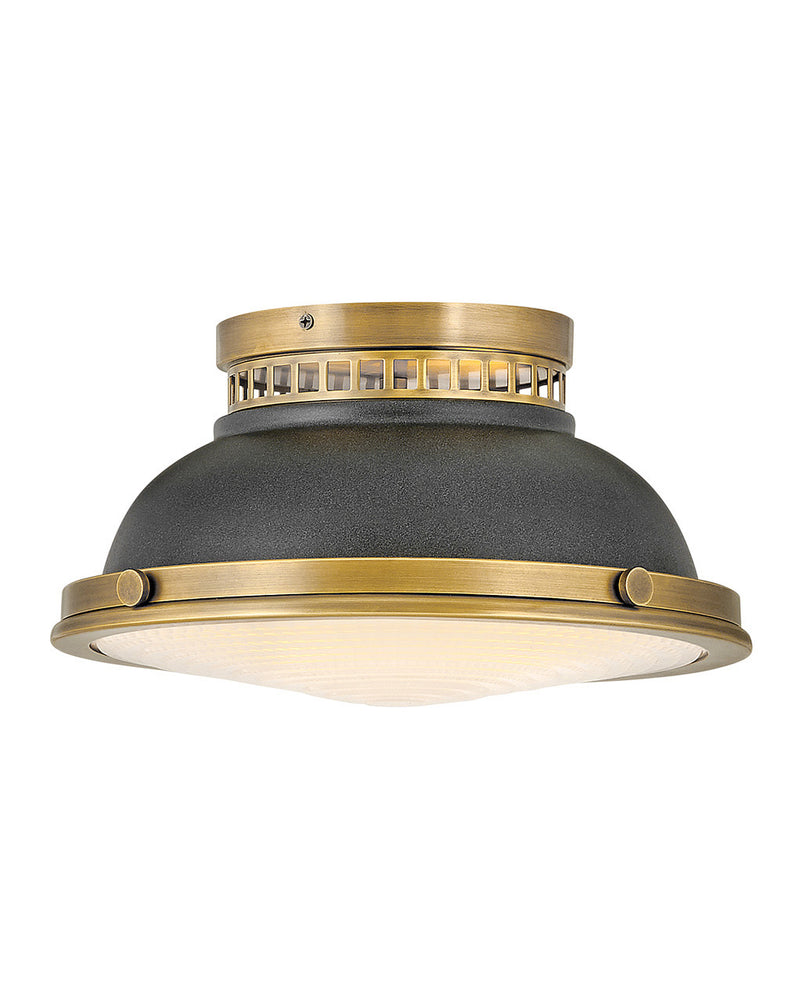 Hinkley 4081HB-DZ LED Foyer Pendant, Heritage Brass