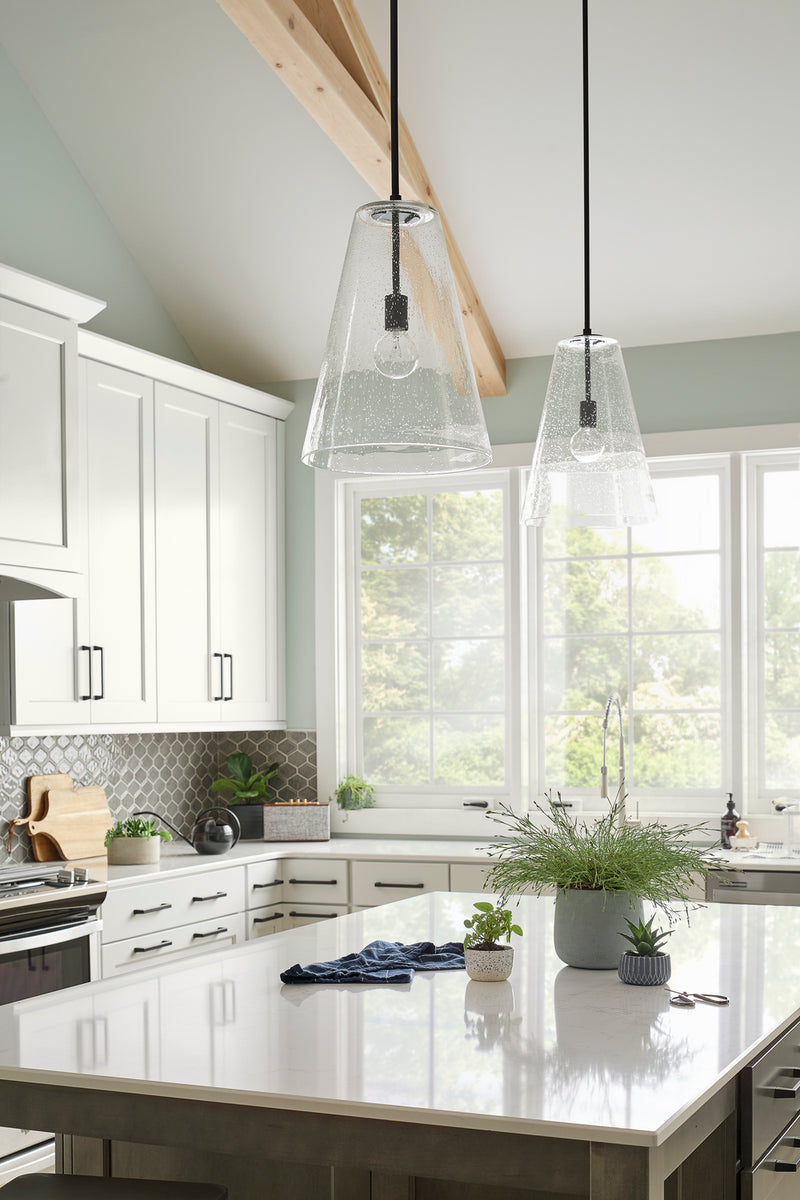 Hinkley 41047SK LED Pendant, Satin Black