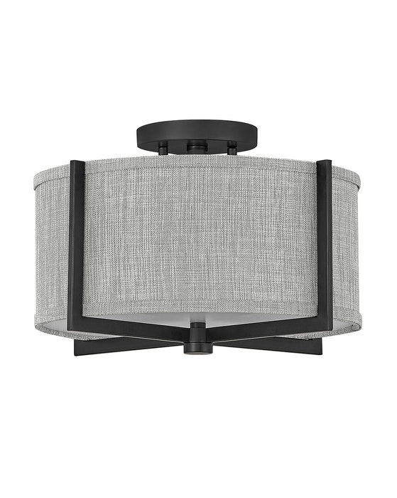 Hinkley 41705BK LED Semi-Flush Mount, Black
