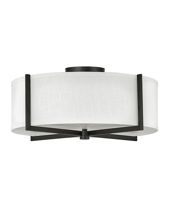 Hinkley 41708BK LED Semi-Flush Mount, Black