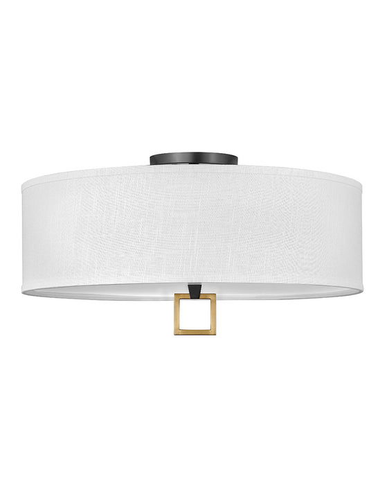 Hinkley 41810BK LED Foyer Pendant, Black