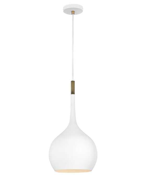 Hinkley 4457CI LED Pendant, Chalk White