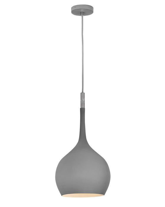 Hinkley 4457MG LED Pendant, Matte Gray