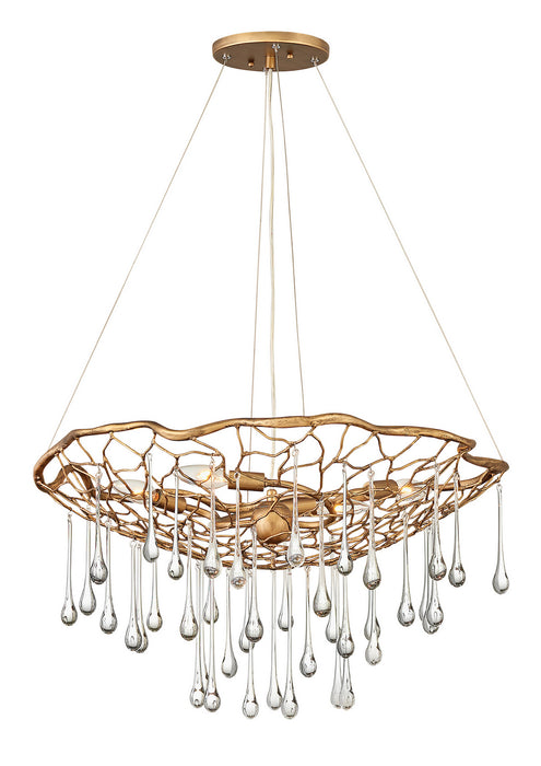 Hinkley 45304BNG LED Chandelier, Burnished Gold