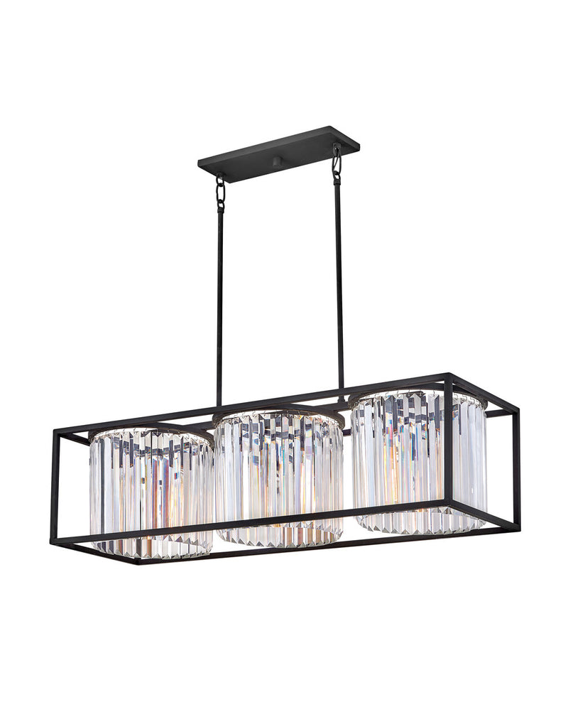 Hinkley 4556BK LED Chandelier, Black