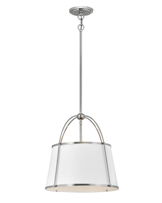 Hinkley 4894PN LED Pendant, Polished Nickel