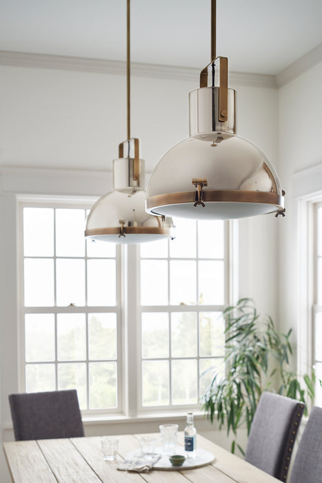 Hinkley 49065HB LED Pendant, Heritage Brass
