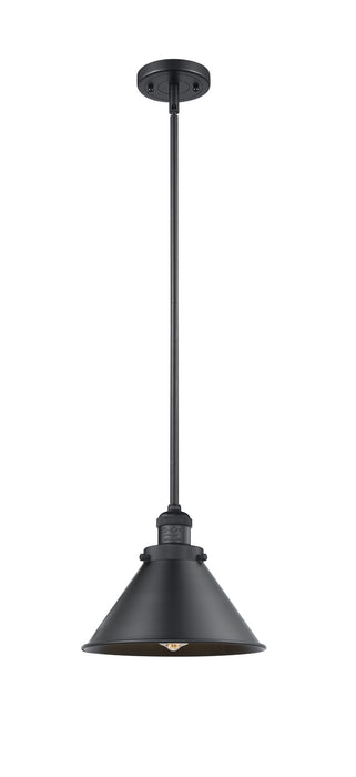Innovations 201S-BK-M10-BK One Light Mini Pendant, Matte Black