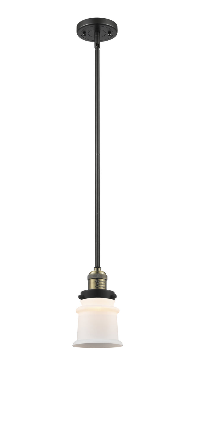 Innovations 201S-BAB-G181S One Light Mini Pendant, Black Antique Brass