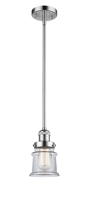 Innovations 201S-PC-G182S One Light Mini Pendant, Polished Chrome