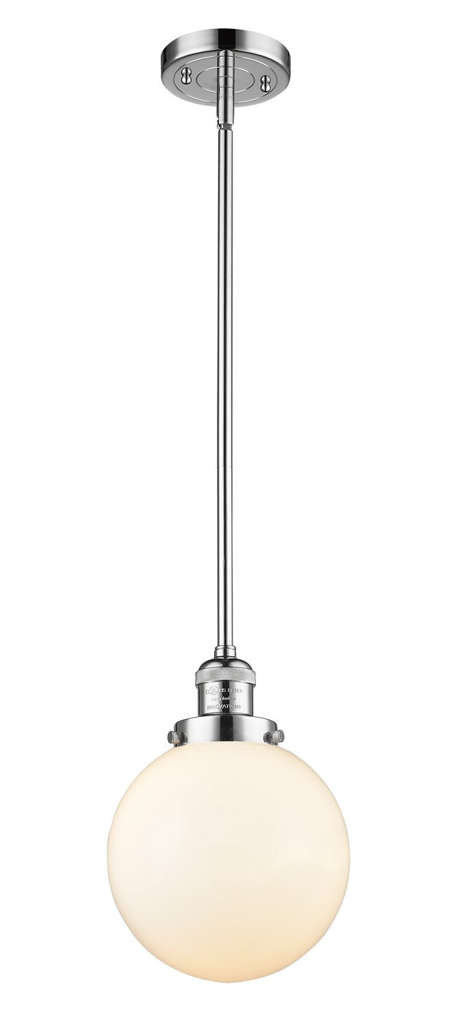Innovations 201S-PC-G201-8-LED LED Mini Pendant, Polished Chrome