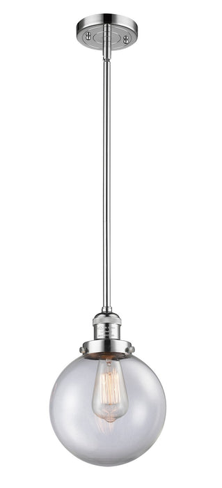 Innovations 201S-PC-G202-8-LED LED Mini Pendant, Polished Chrome