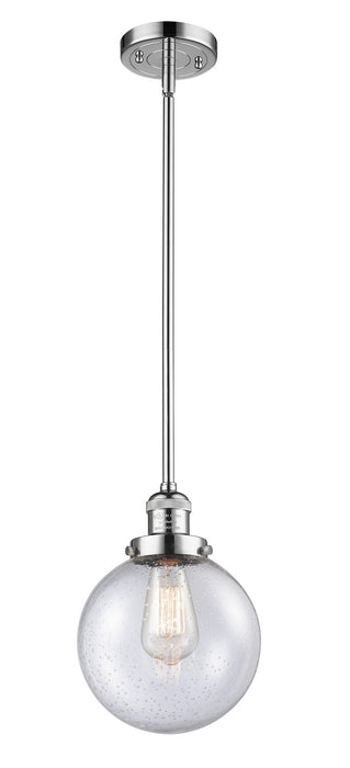 Innovations 201S-PC-G204-8-LED LED Mini Pendant, Polished Chrome