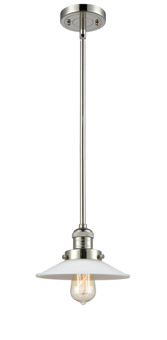 Innovations 201S-PN-G1 One Light Mini Pendant, Polished Nickel