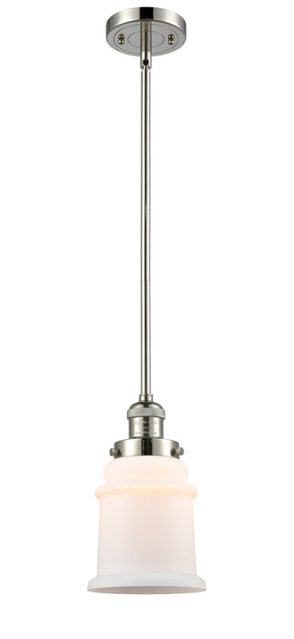 Innovations 201S-PN-G181 One Light Mini Pendant, Polished Nickel