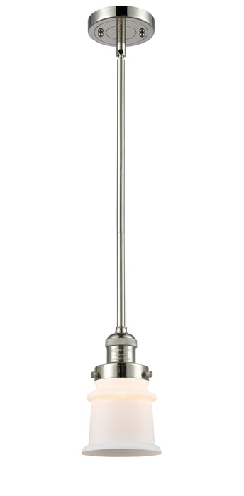 Innovations 201S-PN-G181S One Light Mini Pendant, Polished Nickel