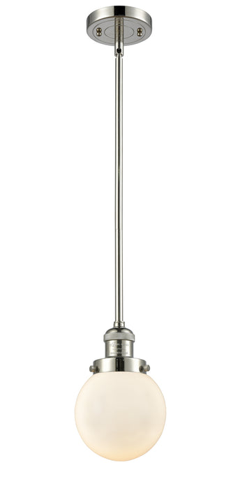 Innovations 201S-PN-G201-6-LED LED Mini Pendant, Polished Nickel