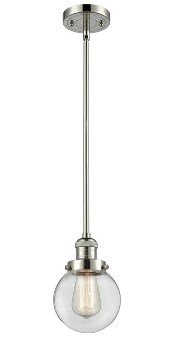 Innovations 201S-PN-G202-6-LED LED Mini Pendant, Polished Nickel