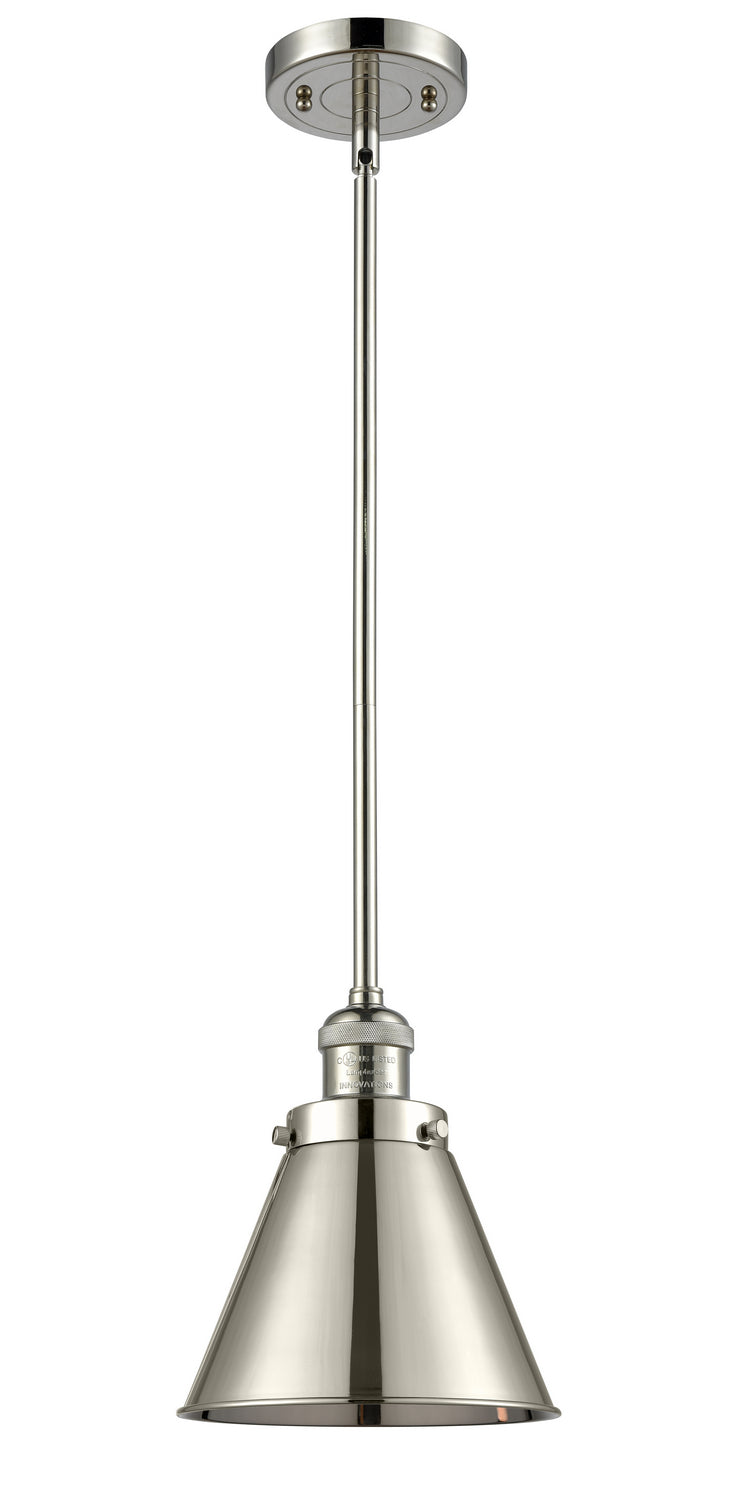 Innovations 201S-PN-M13-PN One Light Mini Pendant, Polished Nickel