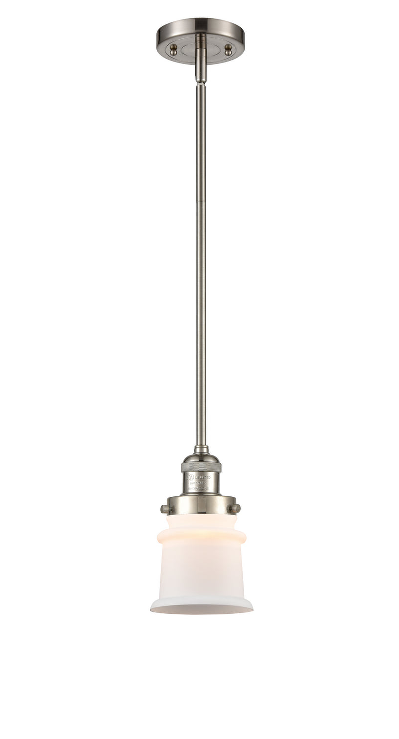 Innovations 201S-SN-G181S One Light Mini Pendant, Brushed Satin Nickel