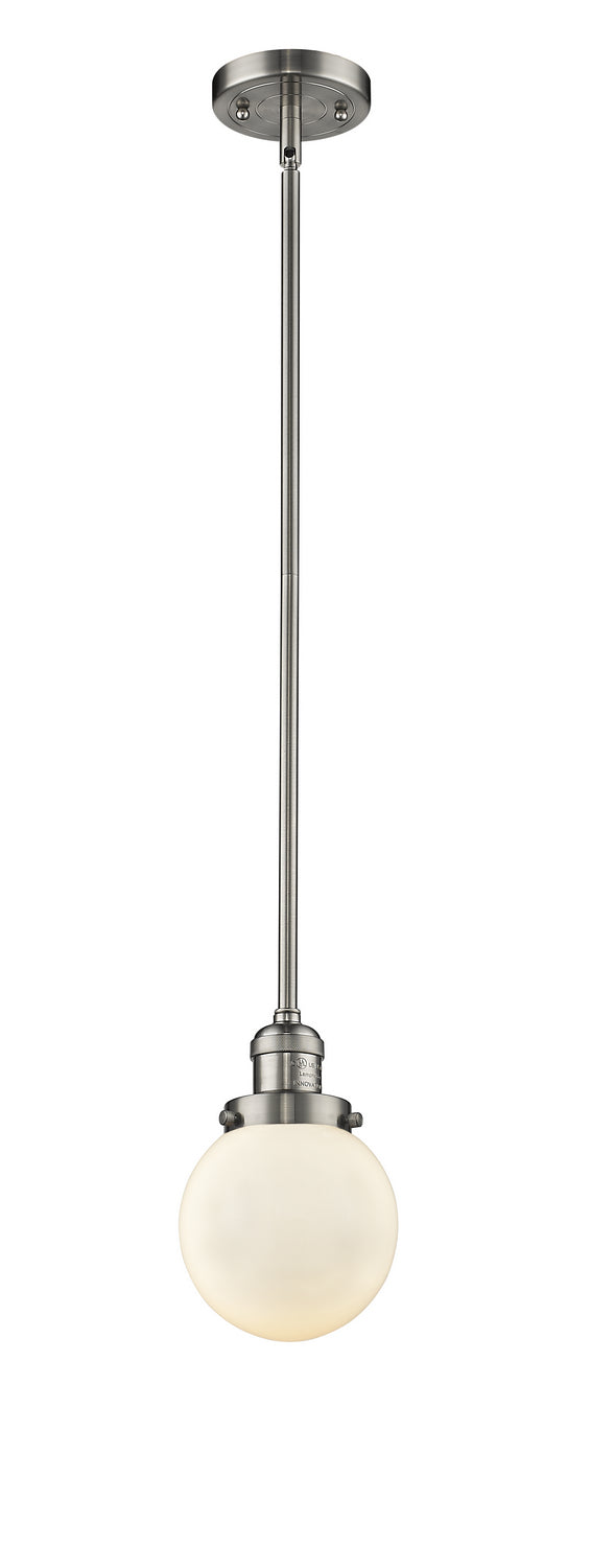 Innovations 201S-SN-G201-6-LED LED Mini Pendant, Brushed Satin Nickel