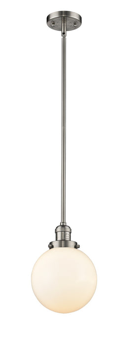 Innovations 201S-SN-G201-8-LED LED Mini Pendant, Brushed Satin Nickel