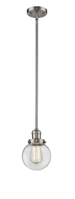 Innovations 201S-SN-G202-6-LED LED Mini Pendant, Brushed Satin Nickel