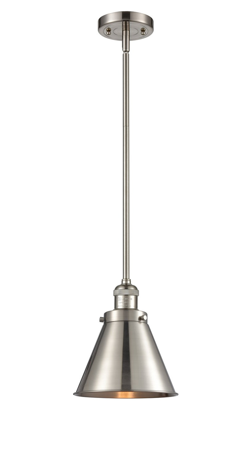 Innovations 201S-SN-M13-SN-LED LED Mini Pendant, Brushed Satin Nickel